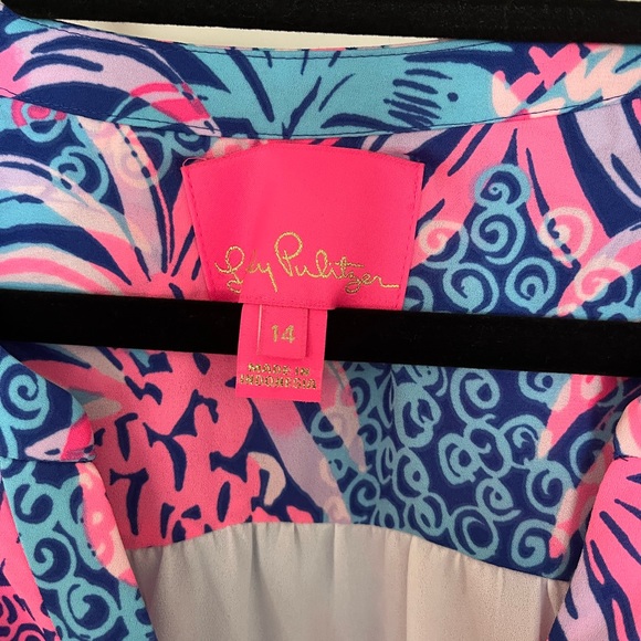 Lilly Pulitzer GABRIEL Dress. Size 14. Like New. Worn one time. - Picture 2 of 4